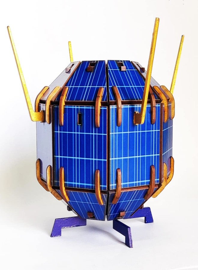 SquareDrop Aryabhata India's First Satellite Space Model - Ready Static Model - Astronomy - Sky Science - Antariksh - Image 1